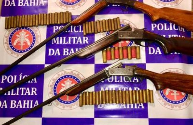 Policiais apreendem quatro armas de fogo em Paulo Afonso