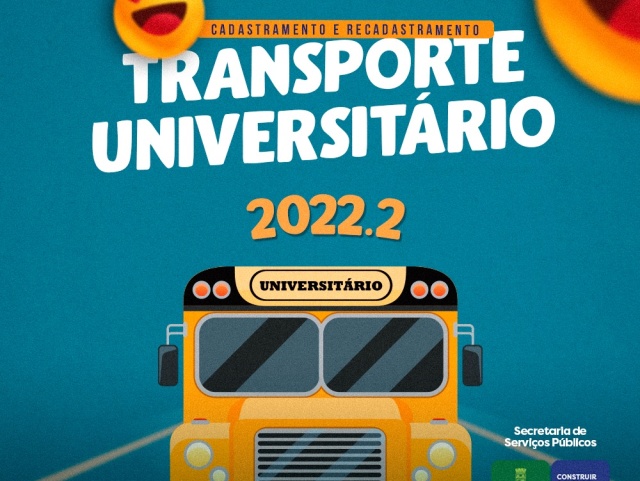 Termina nesta sexta (22/7) o prazo para recadastramento no transporte universitário 2022.2
